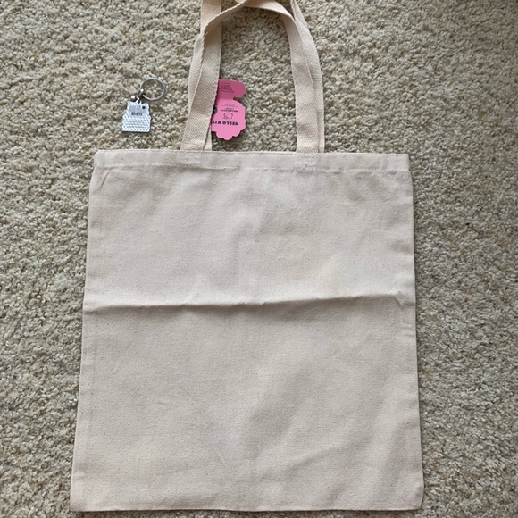 Hello Kitty Canvas Tote and Keychain Bundle - Picture 2 of 4